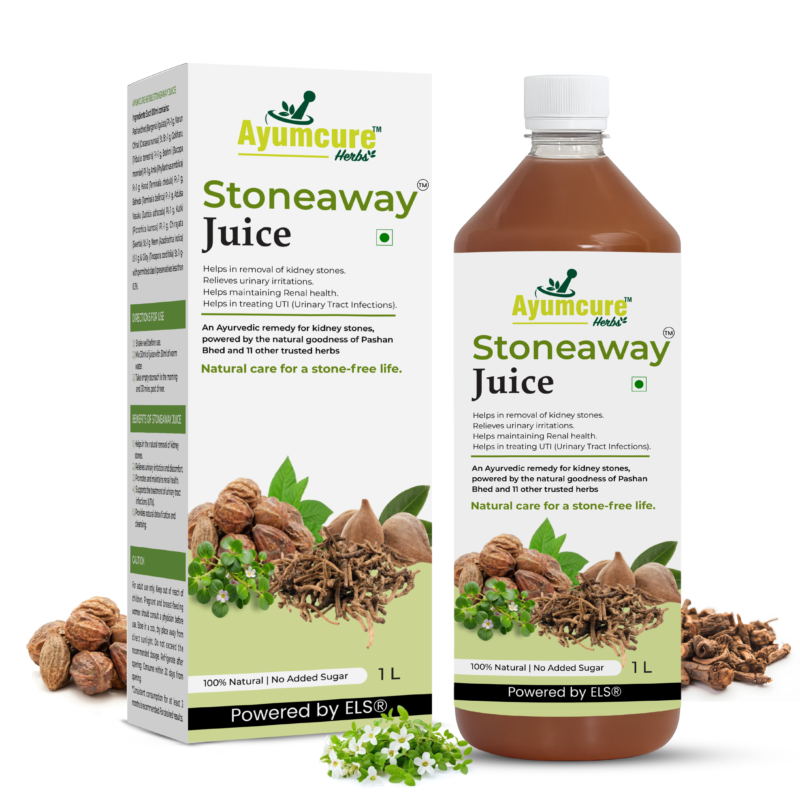 Stoneaway Juice | Pashan Bhed + Gokshura | Kidney Stone & UTI Support | Unisex