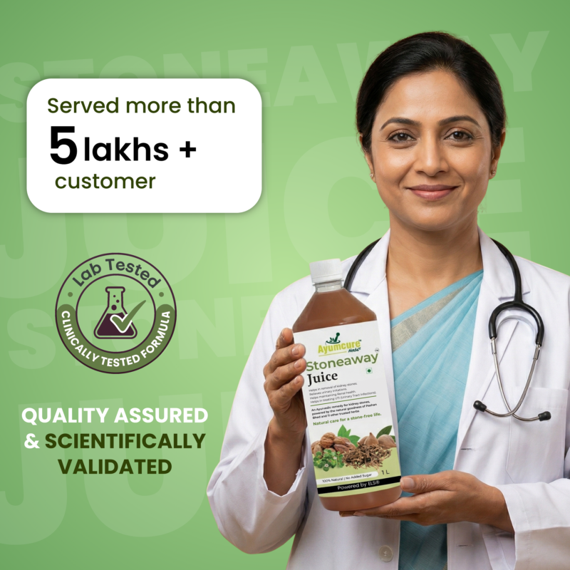 Stoneaway Juice | Pashan Bhed + Gokshura | Kidney Stone & UTI Support | Unisex