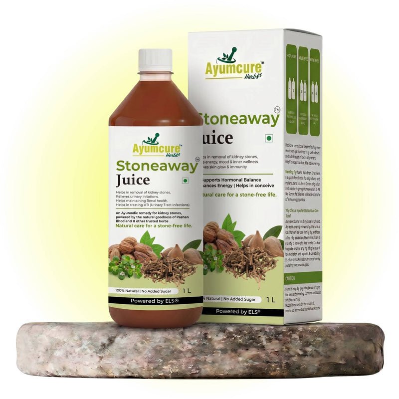 Stoneaway Juice | Pashan Bhed + Gokshura | Kidney Stone & UTI Support | Unisex